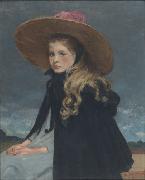 Henri Evenepoel Henriette au grand chapeau France oil painting artist